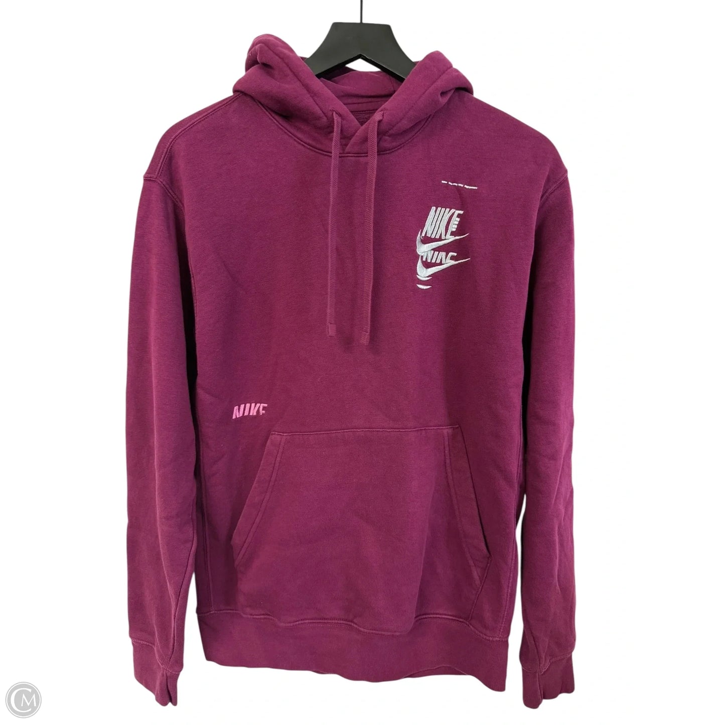 Sweatshirt Hoodie By Nike Apparel In Purple, Size: S