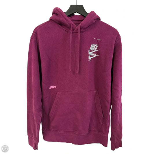 Sweatshirt Hoodie By Nike Apparel In Purple, Size: S