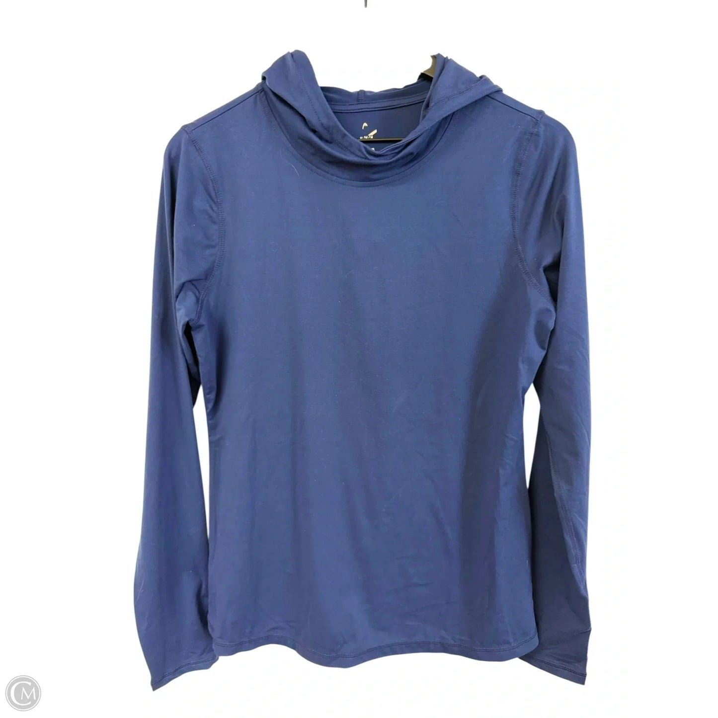 Athletic Top Long Sleeve Hoodie By Head In Blue, Size: M