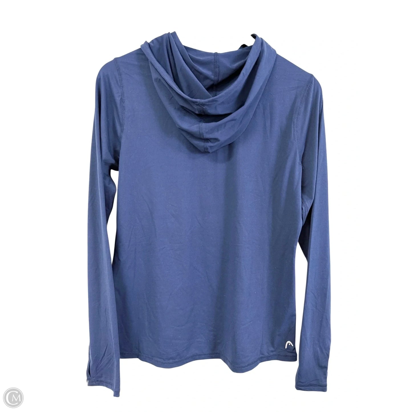 Athletic Top Long Sleeve Hoodie By Head In Blue, Size: M