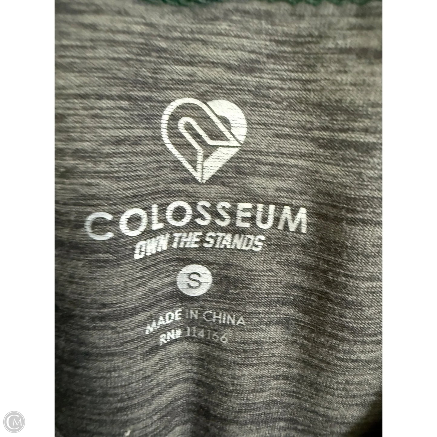 Athletic Top Long Sleeve Hoodie By Colosseum In Grey, Size: S