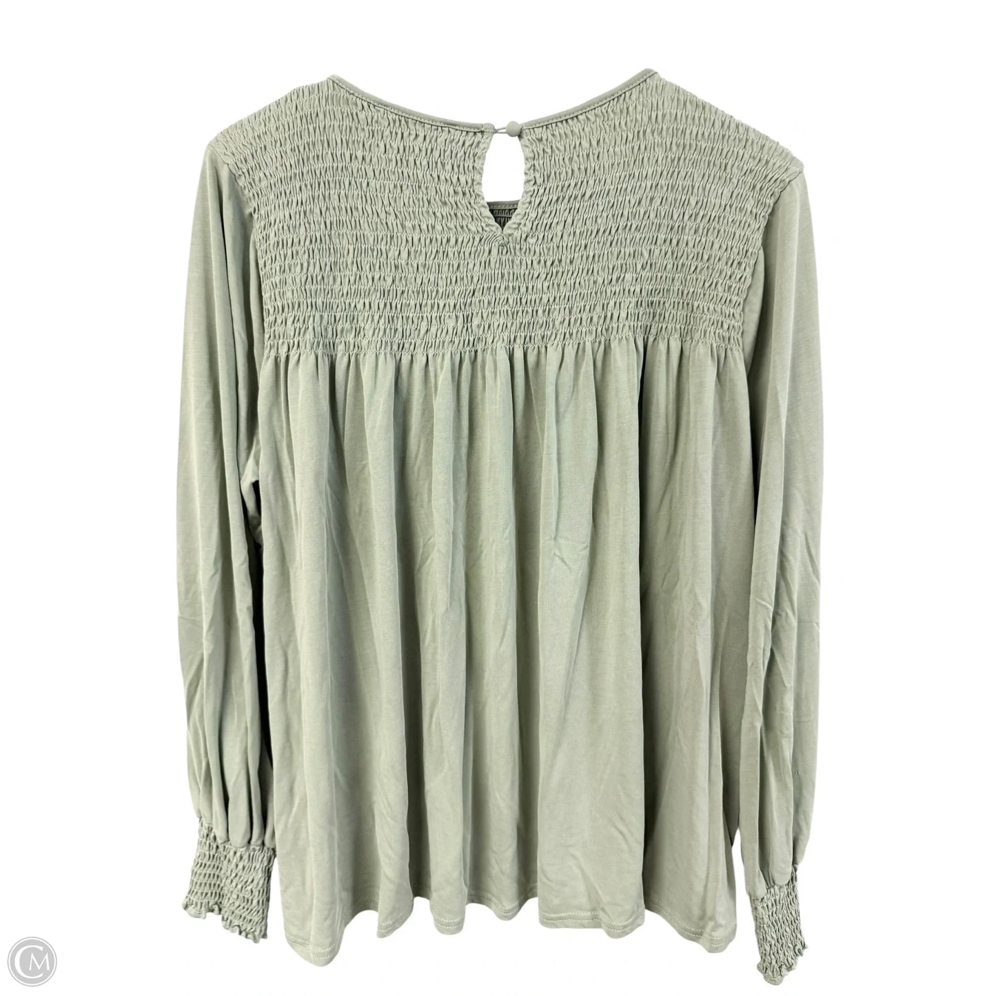 Top Long Sleeve By Bke In Green, Size: Xl