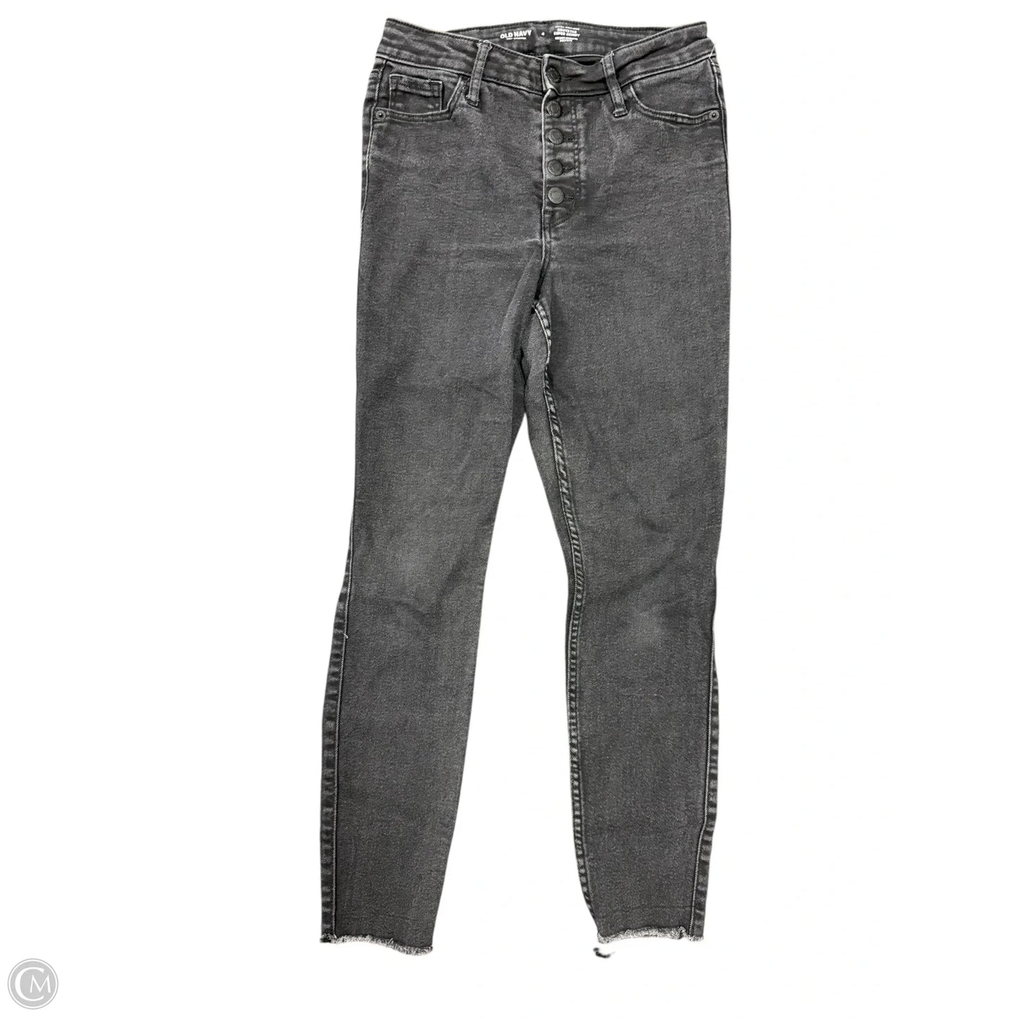 Jeans Skinny By Old Navy In Black Denim, Size: 4