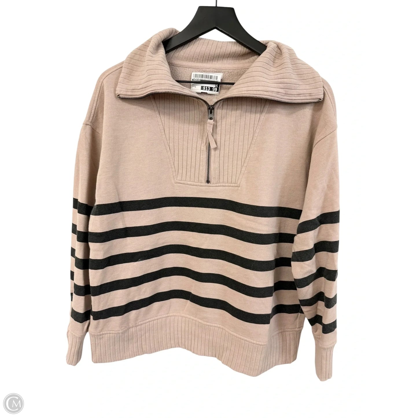 Sweatshirt Collar By Maurices In Tan, Size: S