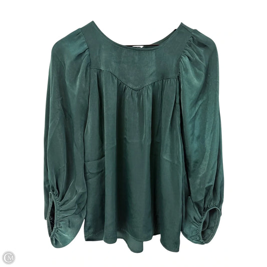 Top Long Sleeve By Maurices In Green, Size: S