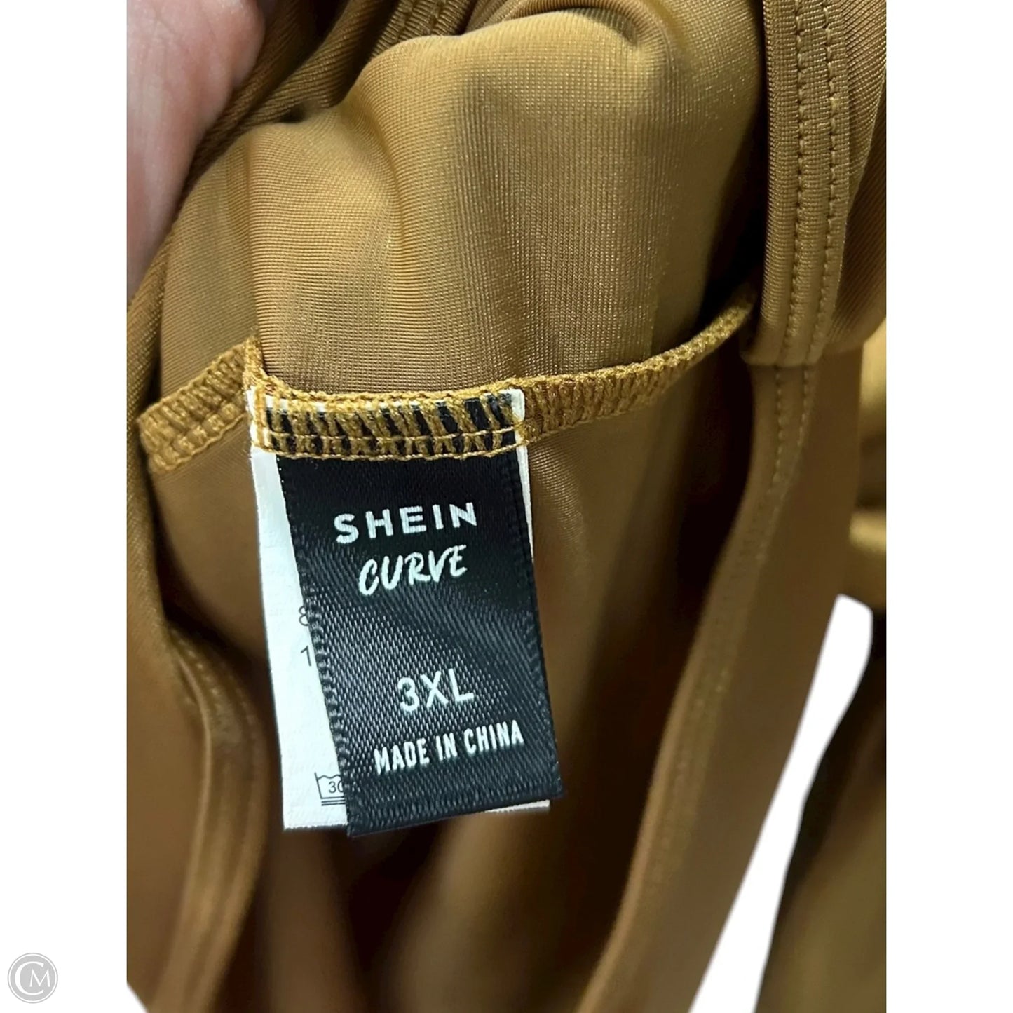 Athletic Top Long Sleeve Hoodie By Shein In Brown, Size: 3x