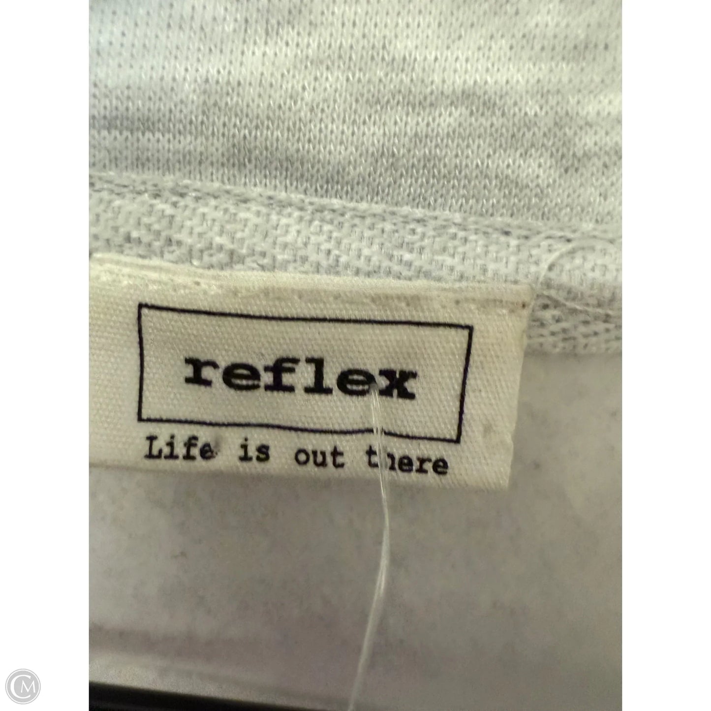 Sweatshirt Collar By Reflex In Grey, Size: S
