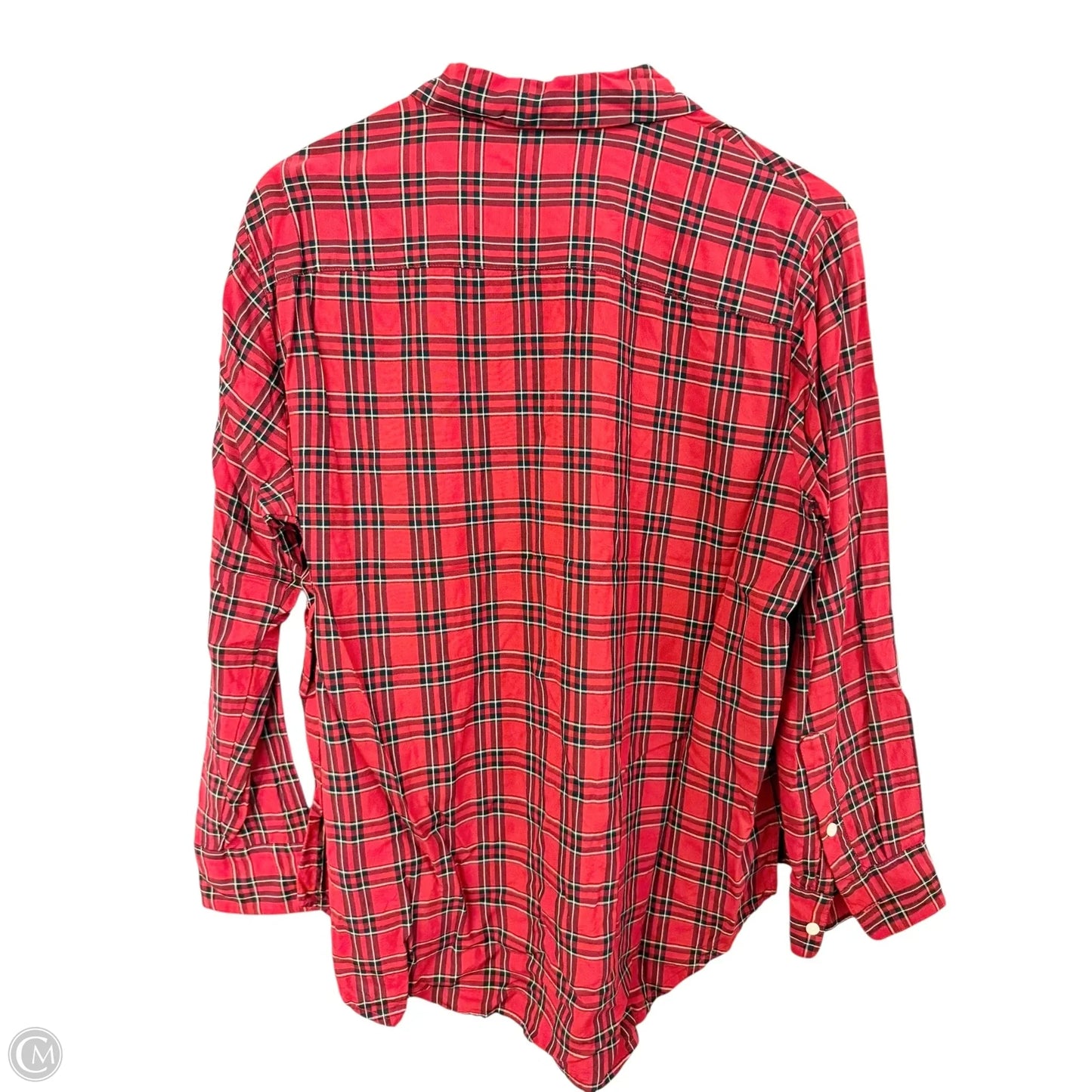 Blouse Long Sleeve By Madewell In Red, Size: M