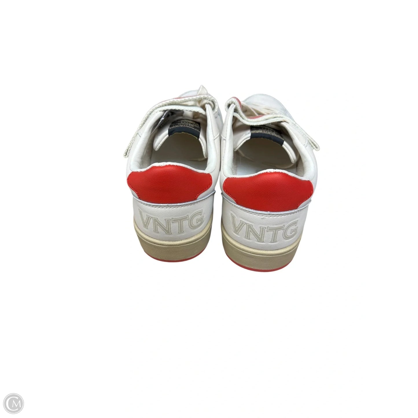 Shoes Sneakers By Vintage Havana In Cream & Red, Size: 10