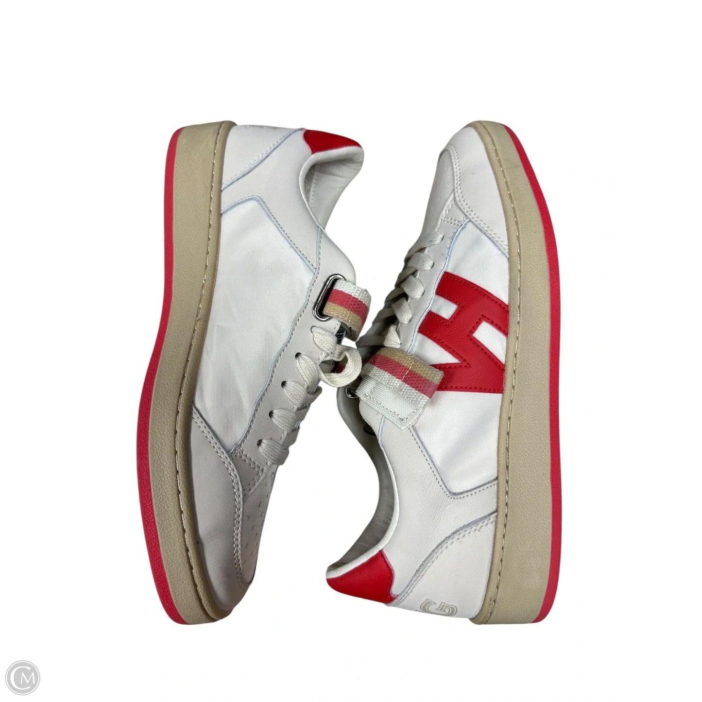 Shoes Sneakers By Vintage Havana In Cream & Red, Size: 10