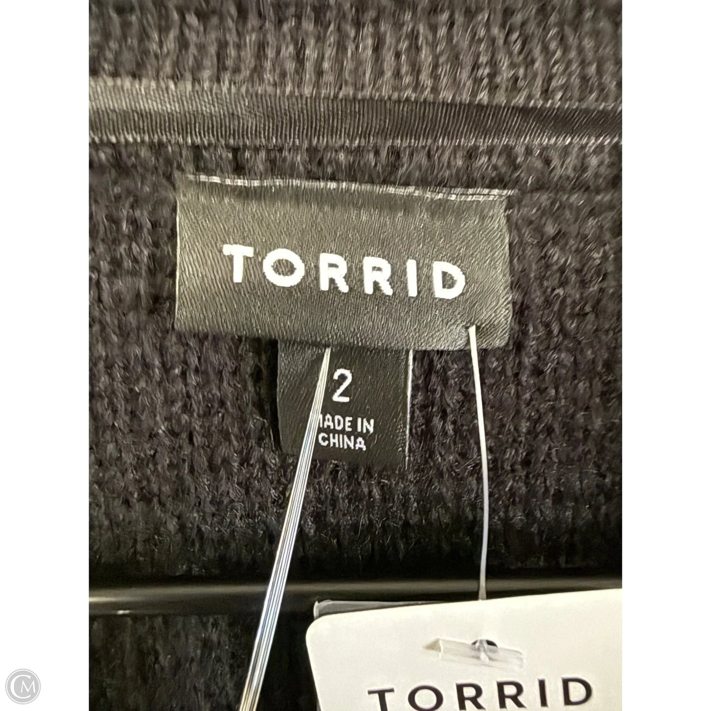 Sweater Cardigan By Torrid In Black, Size: 2x