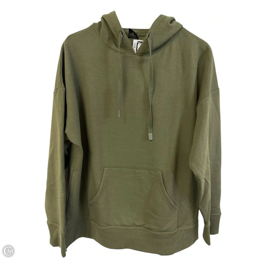 Sweatshirt Hoodie By Athletic Works In Green, Size: L