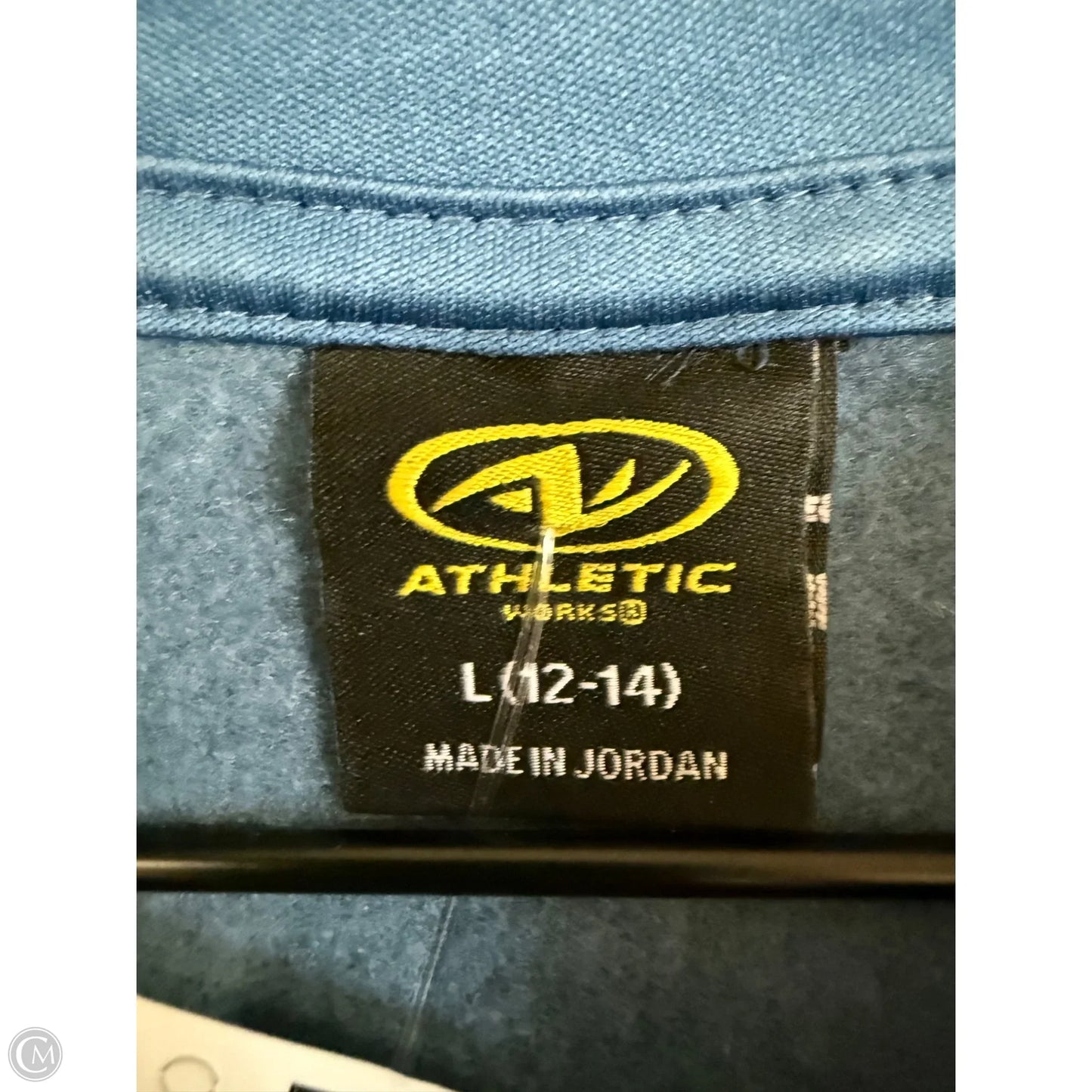 Sweatshirt Hoodie By Athletic Works In Navy, Size: L