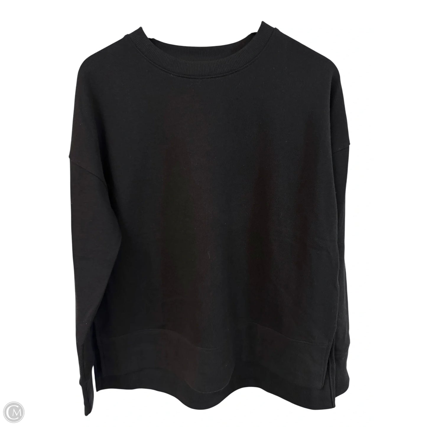 Sweatshirt Crewneck By Time And Tru In Black, Size: M