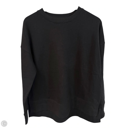 Sweatshirt Crewneck By Time And Tru In Black, Size: M