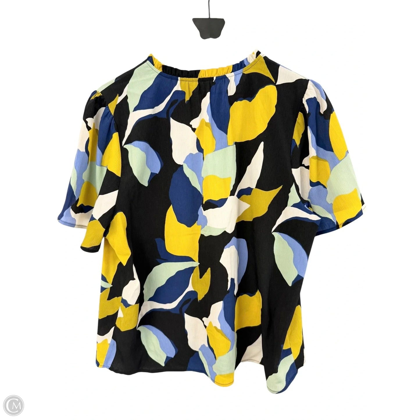 Top Short Sleeve By Nine West In Multi-colored, Size: Xl