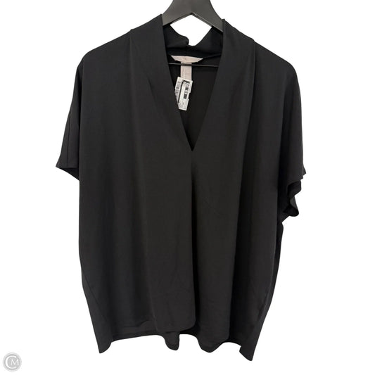 Top Short Sleeve By H&m In Black, Size: Xxl