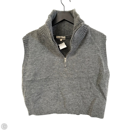 Sweater Short Sleeve By Entro In Grey, Size: L