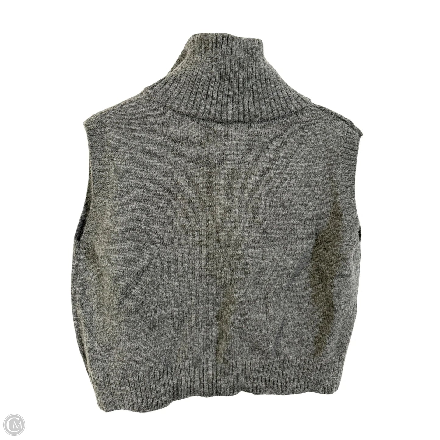Sweater Short Sleeve By Entro In Grey, Size: L