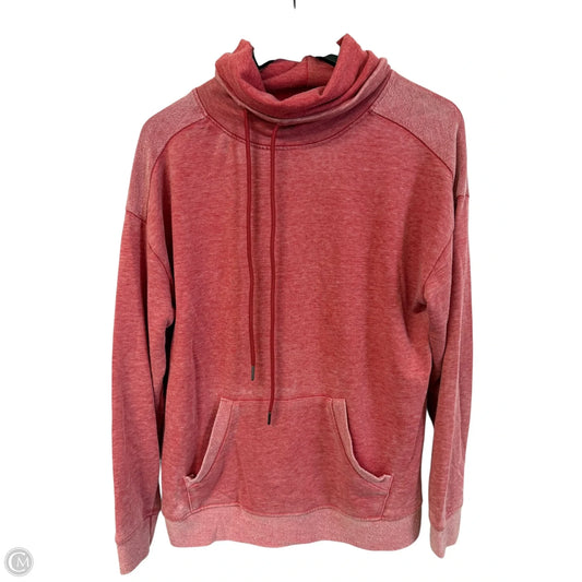 Sweatshirt Collar By Tribal In Red, Size: M