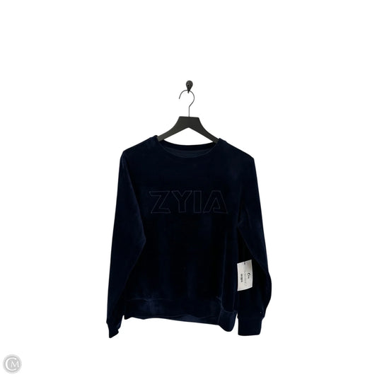 Sweatshirt Crewneck By Zyia In Navy, Size: M
