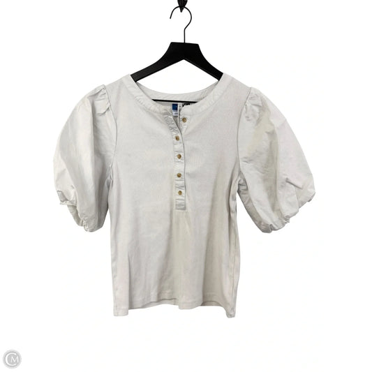 Top Short Sleeve By Old Navy In White, Size: L
