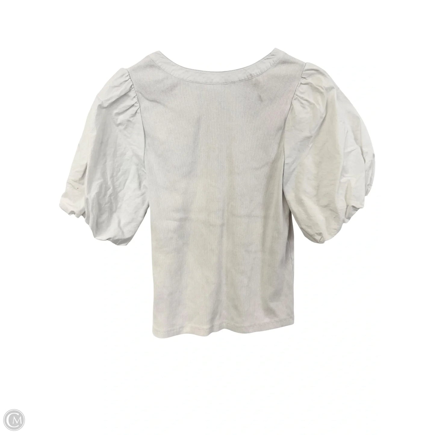 Top Short Sleeve By Old Navy In White, Size: L