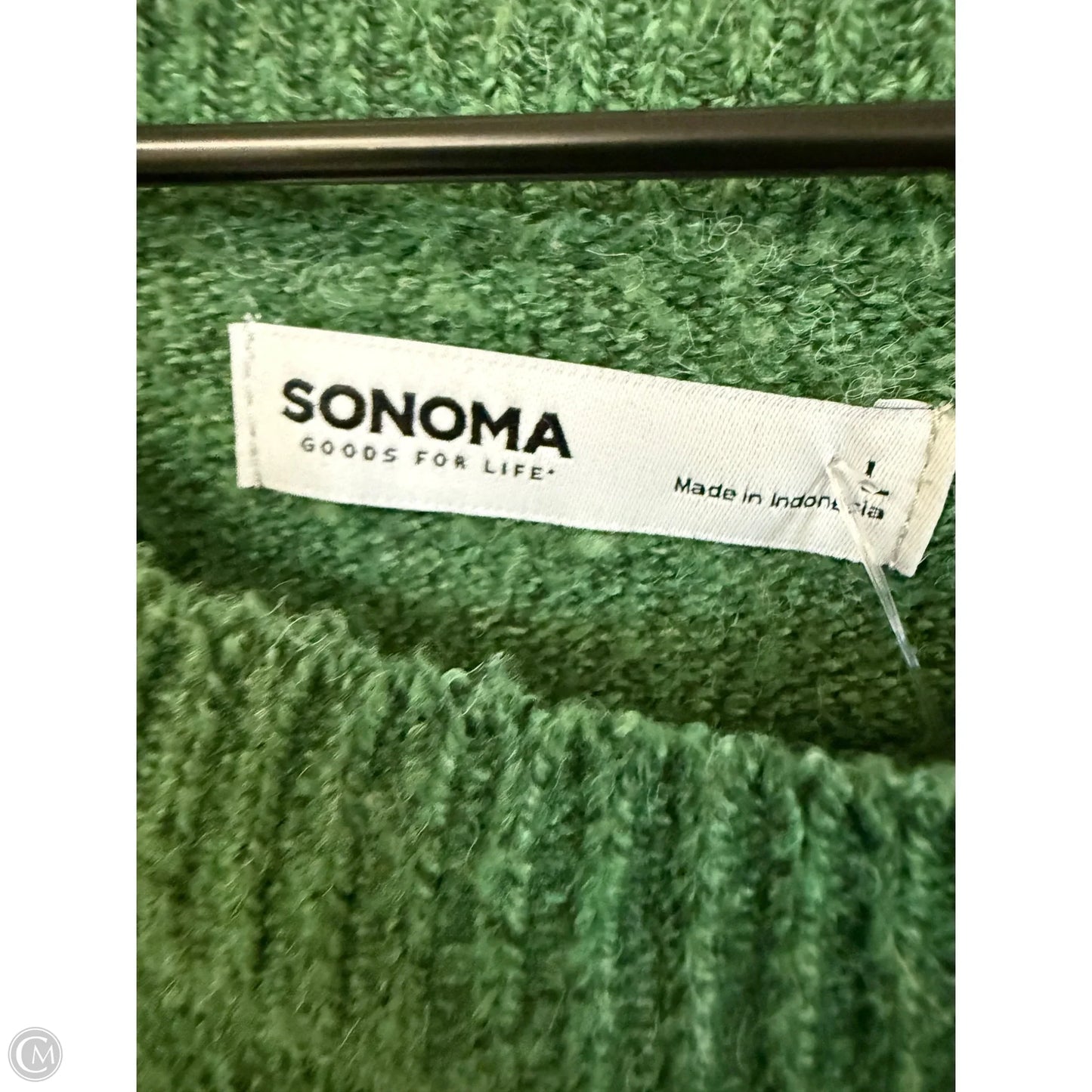 Sweater By Sonoma In Green, Size: L