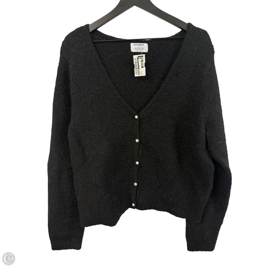 Sweater Cardigan By Old Navy In Black, Size: Xl