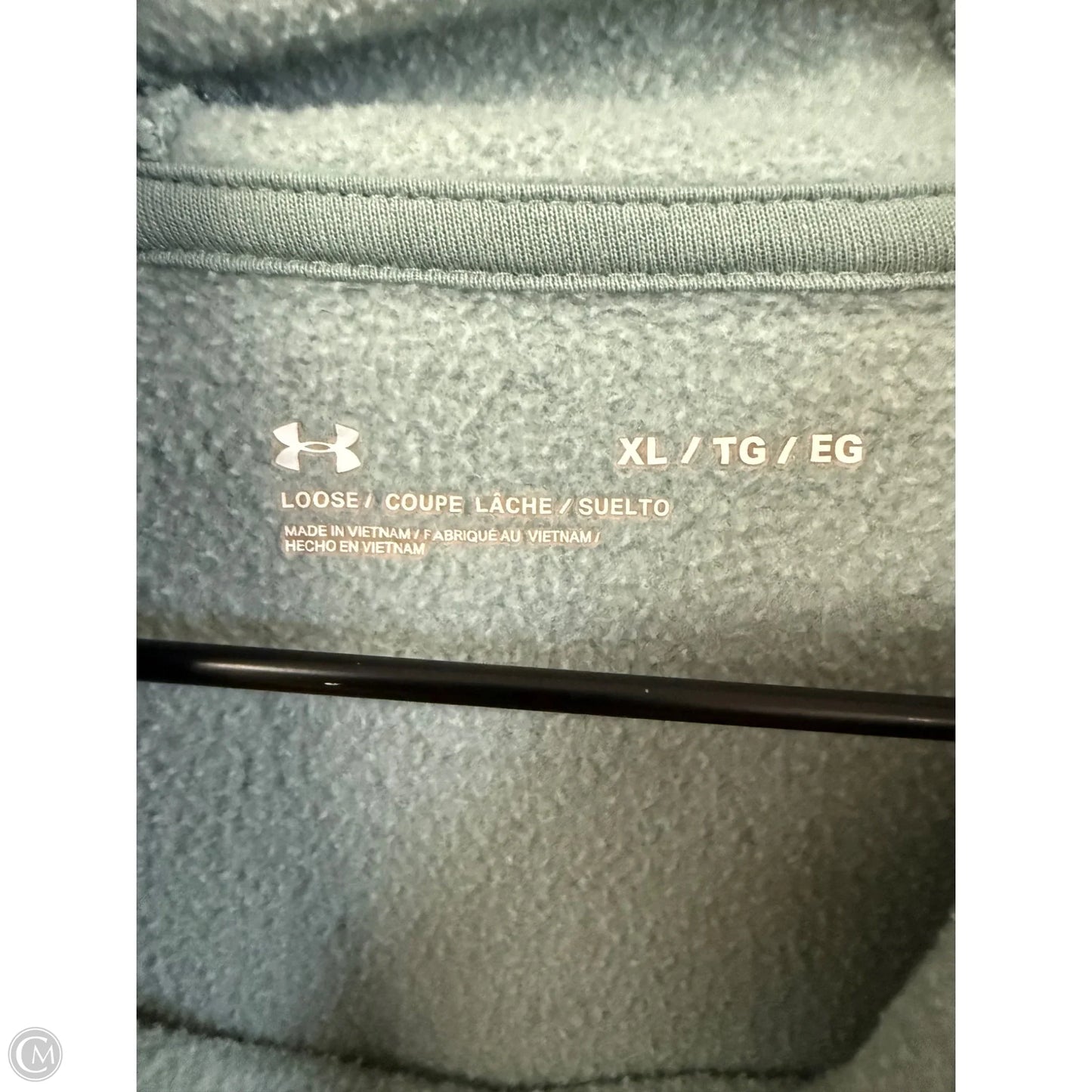 Sweatshirt Hoodie By Under Armour In Green, Size: Xl