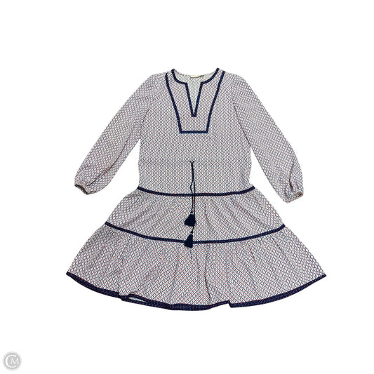Dress Designer By Tory Burch In Blue & Red & White, Size: 6