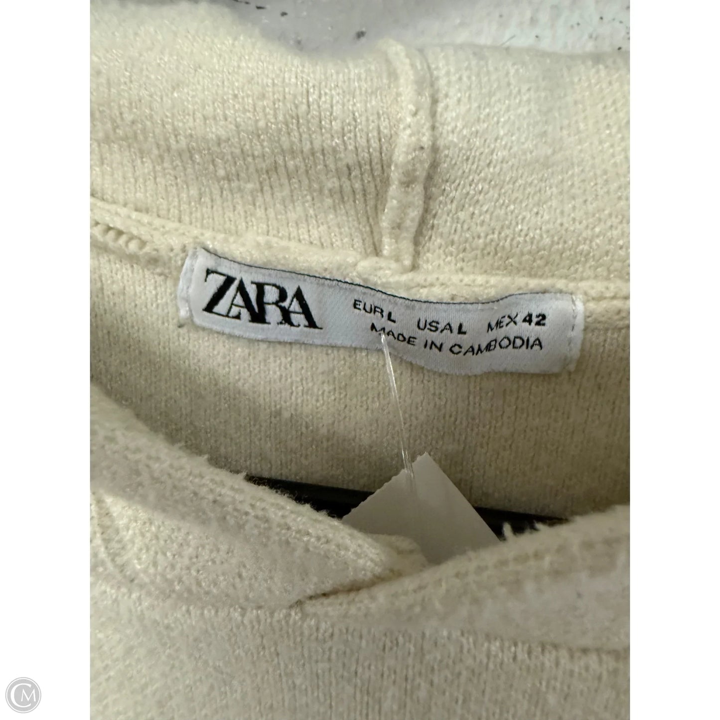 Sweater By Zara In Cream, Size: L