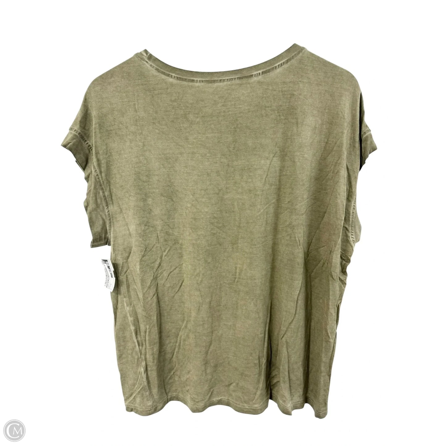 Top Short Sleeve Basic By Cable And Gauge In Green, Size: M