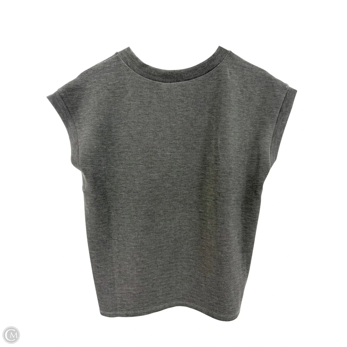 Top Short Sleeve By Cable And Gauge In Grey, Size: M