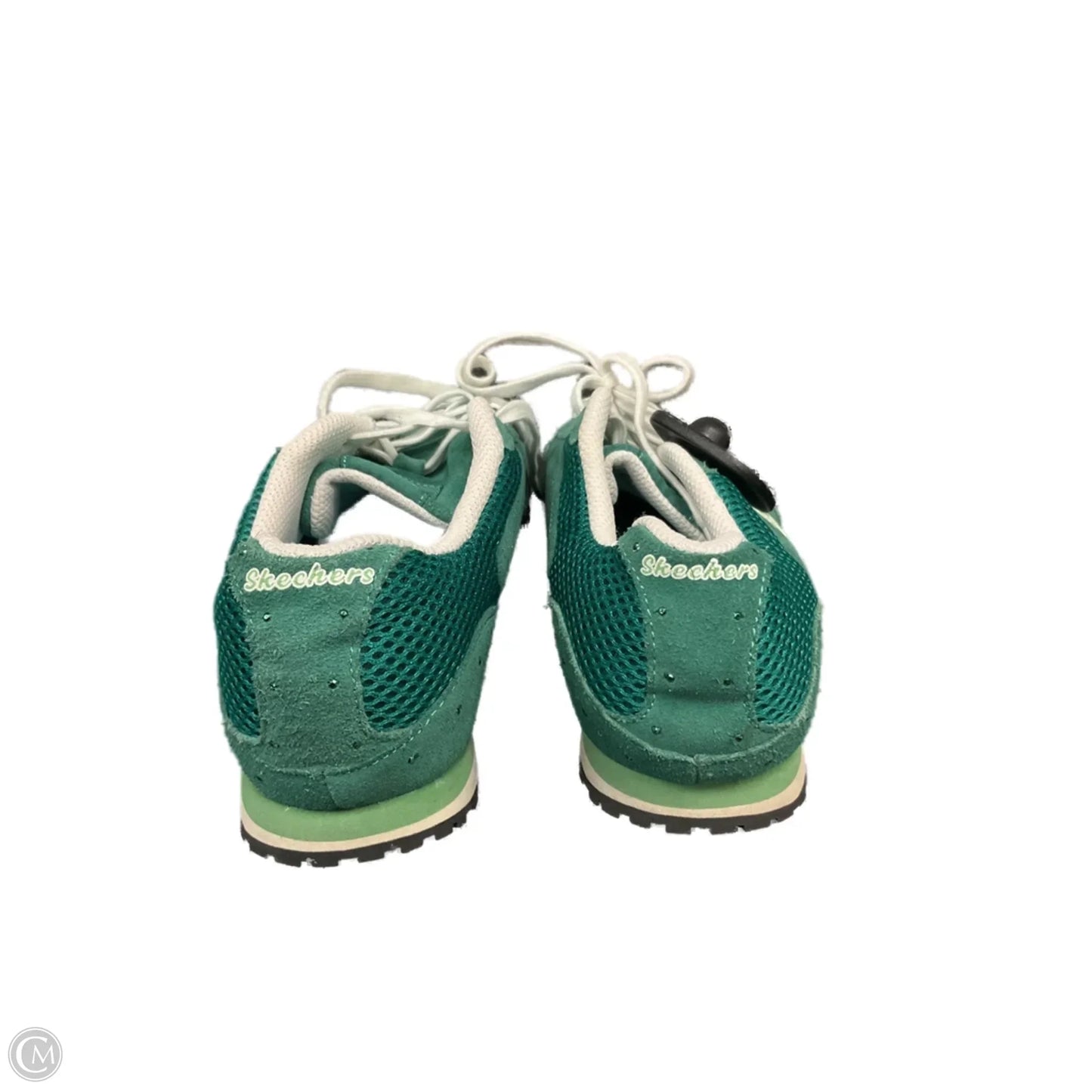 Shoes Sneakers By Skechers In Green, Size: 7