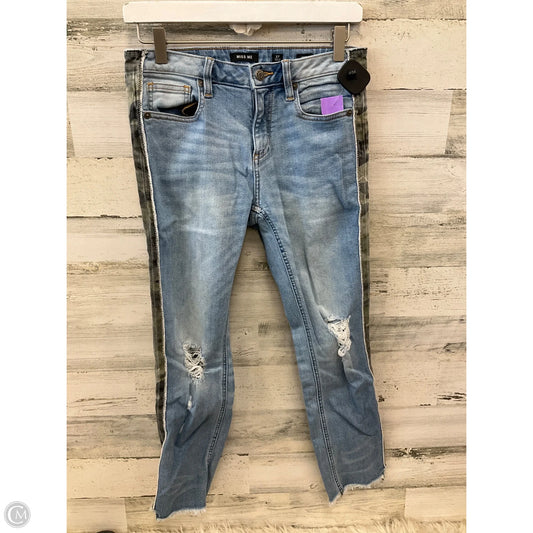Jeans Skinny By Miss Me In Blue Denim, Size: 4
