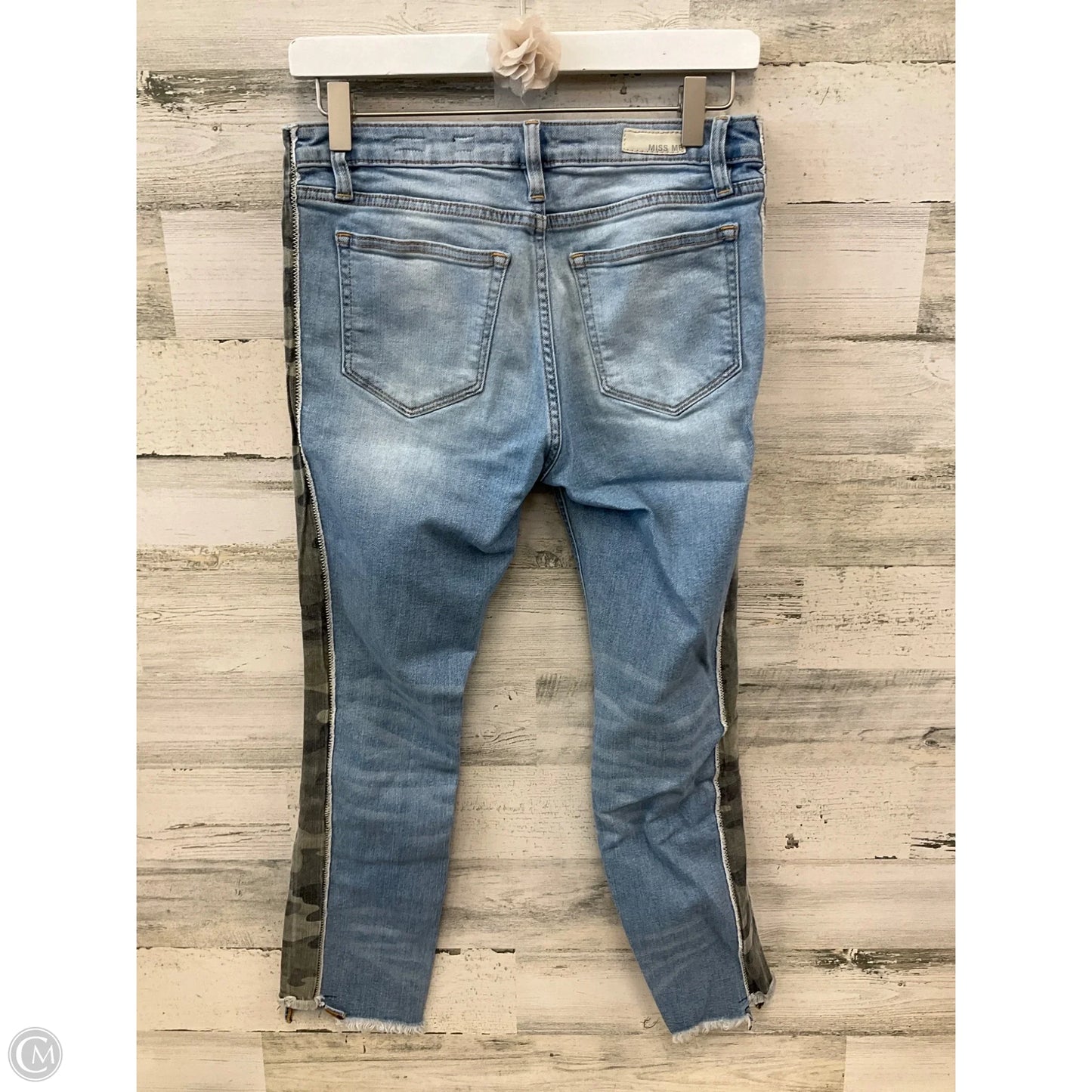 Jeans Skinny By Miss Me In Blue Denim, Size: 4