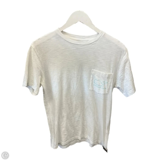 Top Short Sleeve Basic By Vineyard Vines In White, Size: Xs