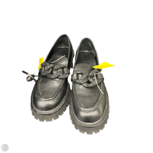 Shoes Designer By Karl Lagerfeld In Black, Size: 10