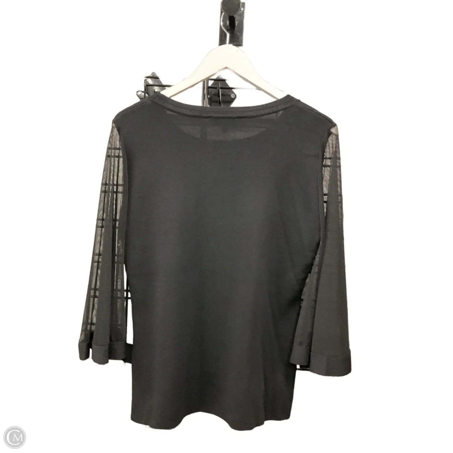Top Long Sleeve By Sisters In Black, Size: M
