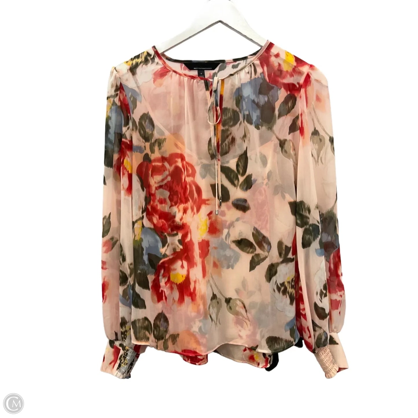 Top 2pc Long Sleeve By White House Black Market In Pink, Size: S