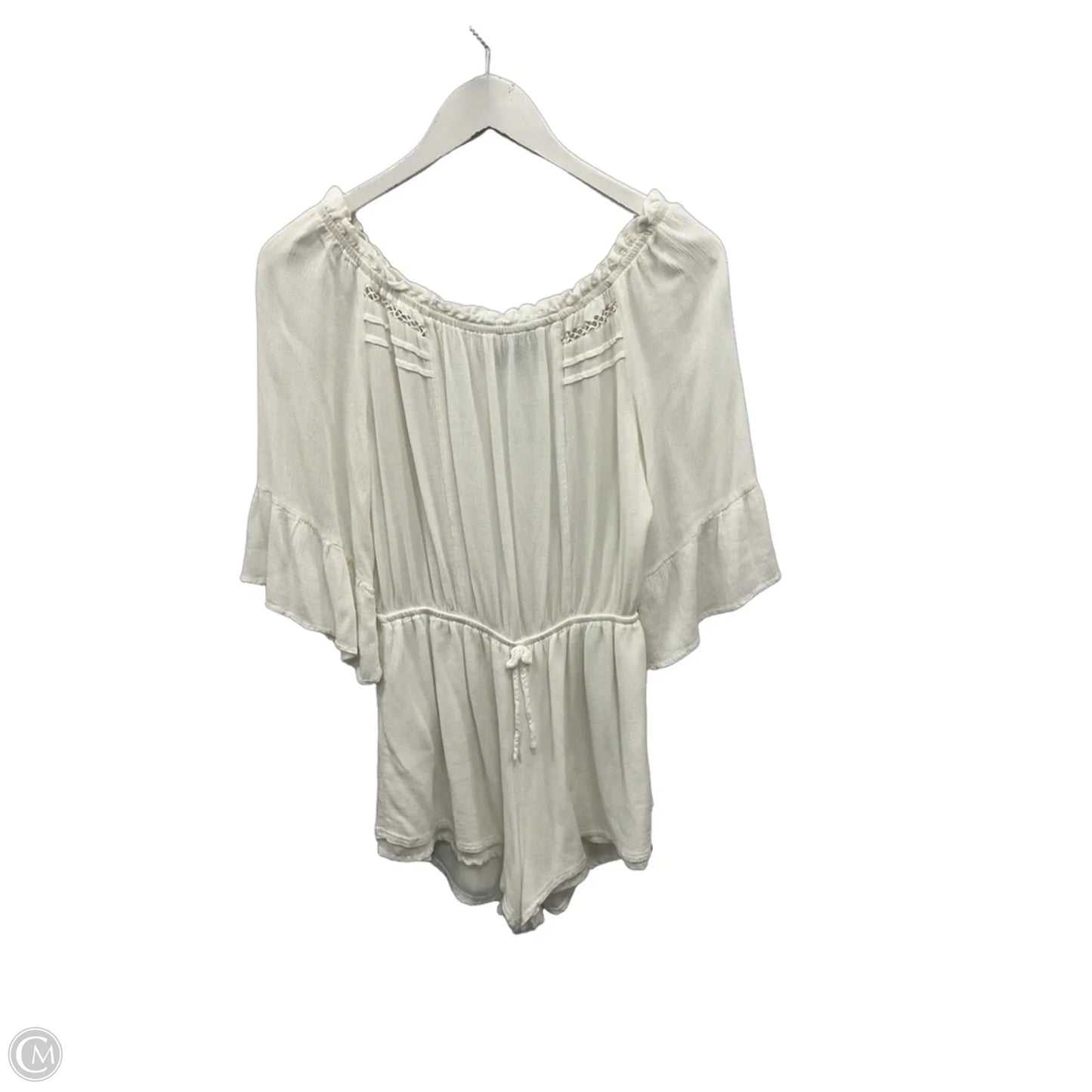 Romper By Topshop In White, Size: M