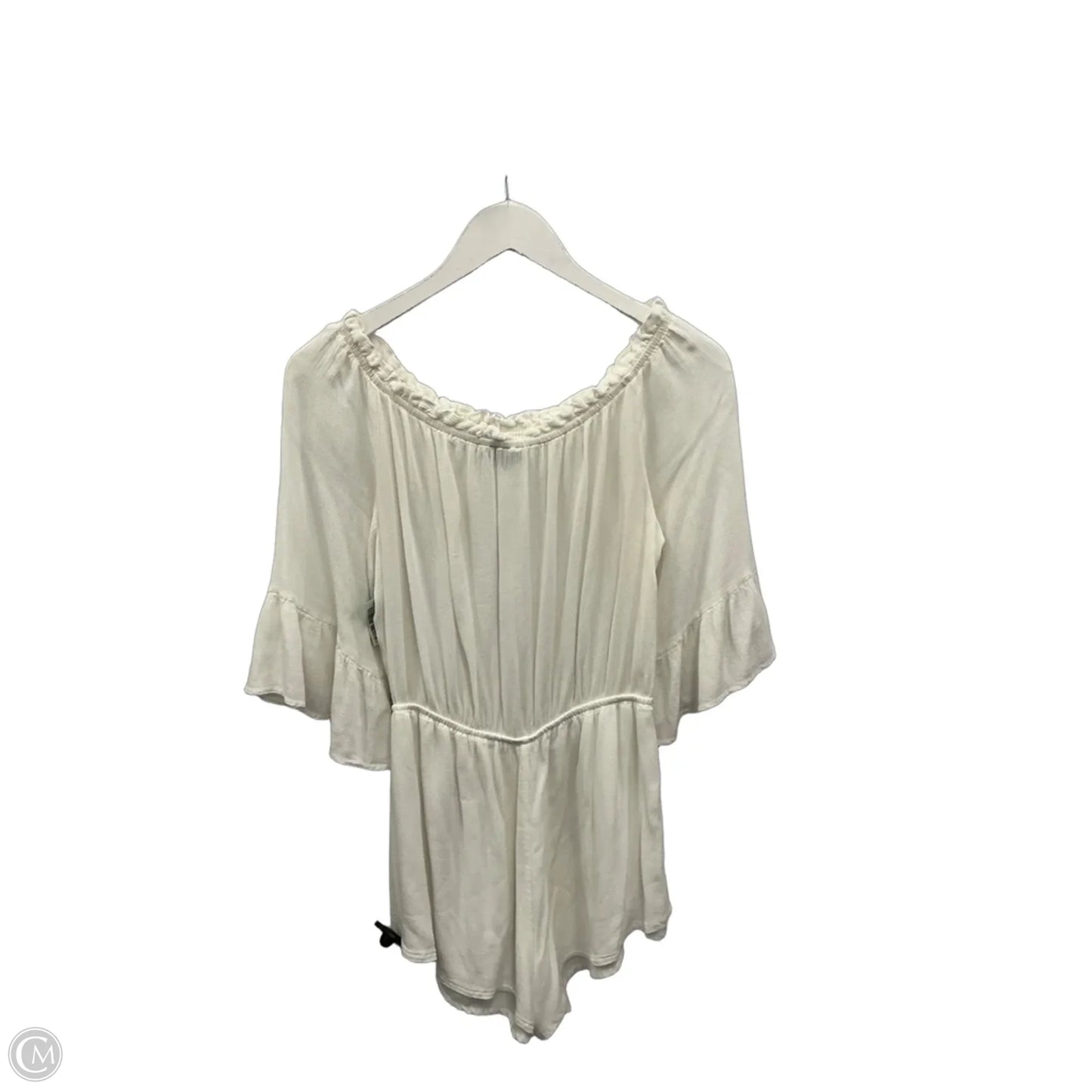 Romper By Topshop In White, Size: M