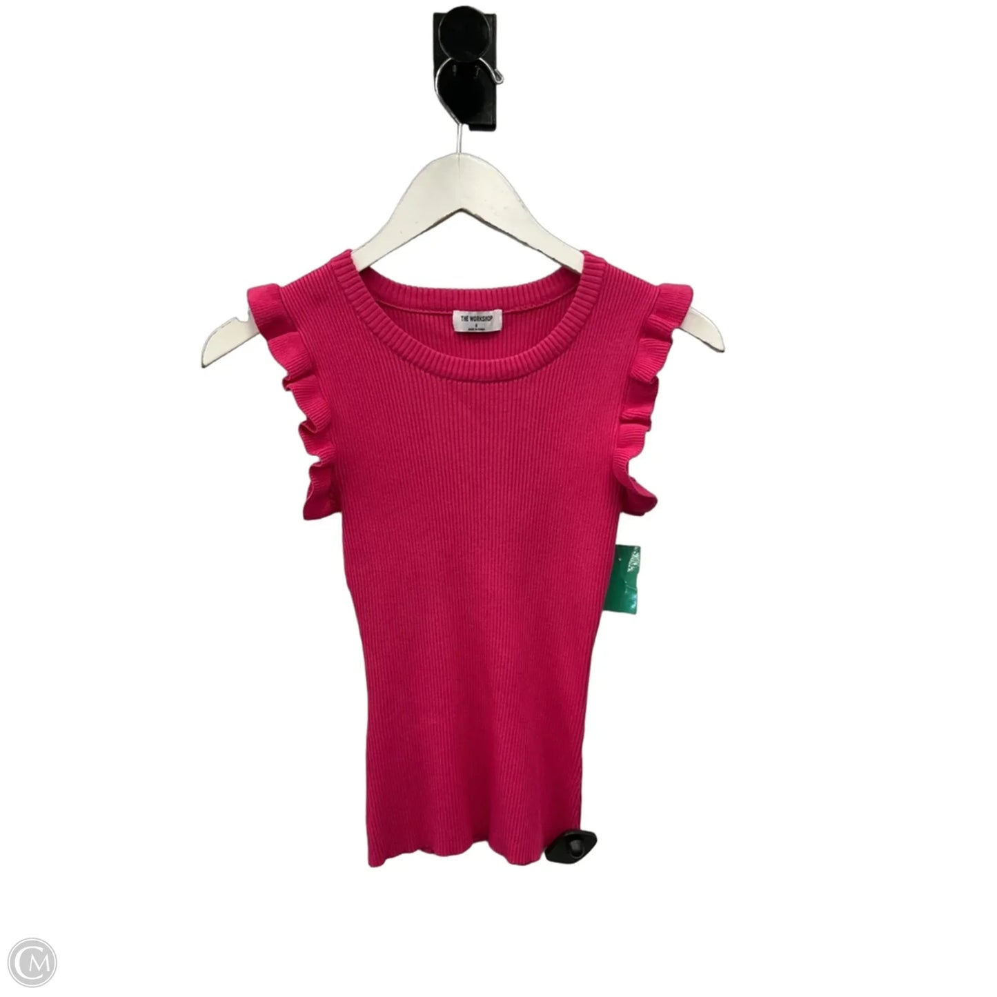 Top Sleeveless By Workshop In Pink, Size: S