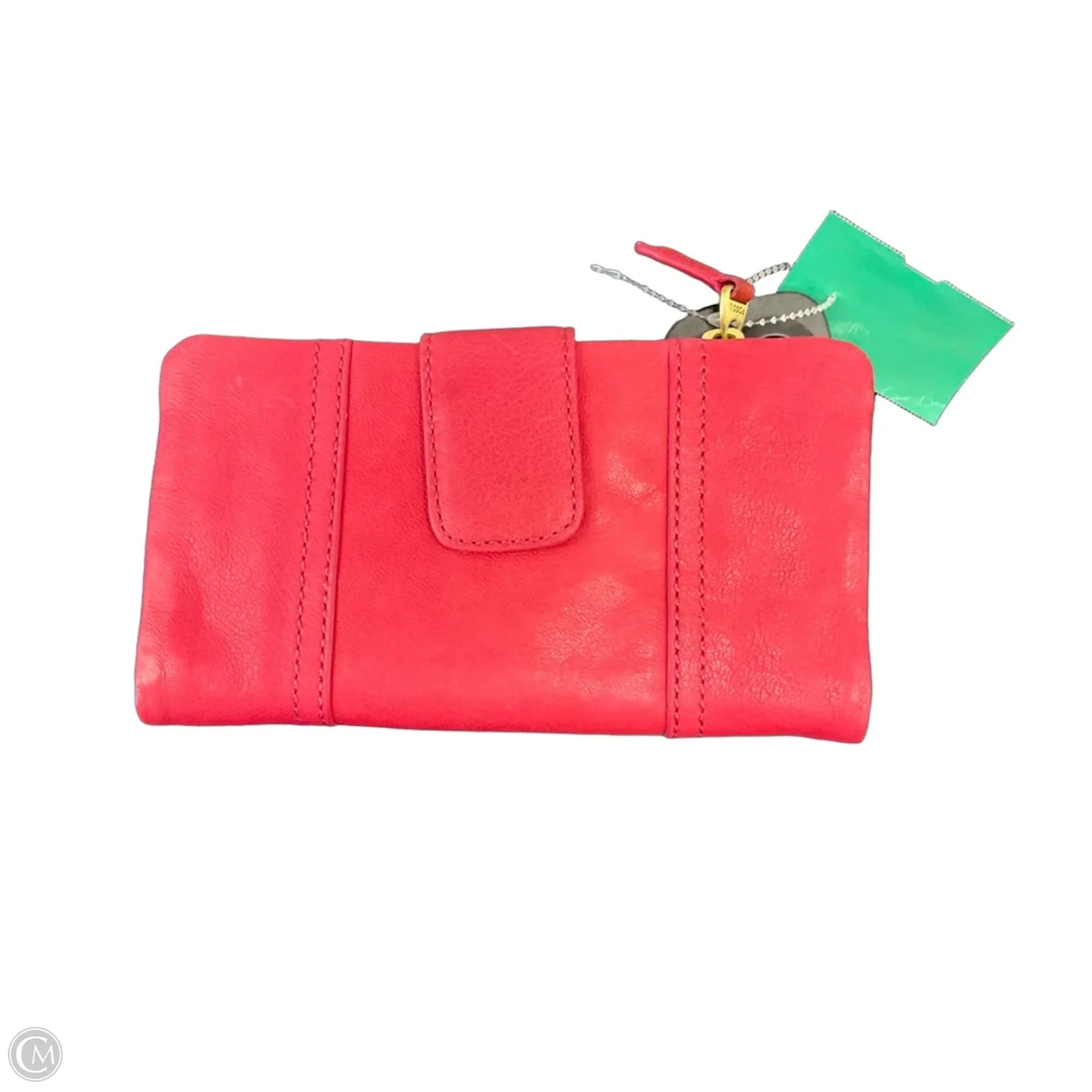 Wallet Leather By Fossil, Size: Medium