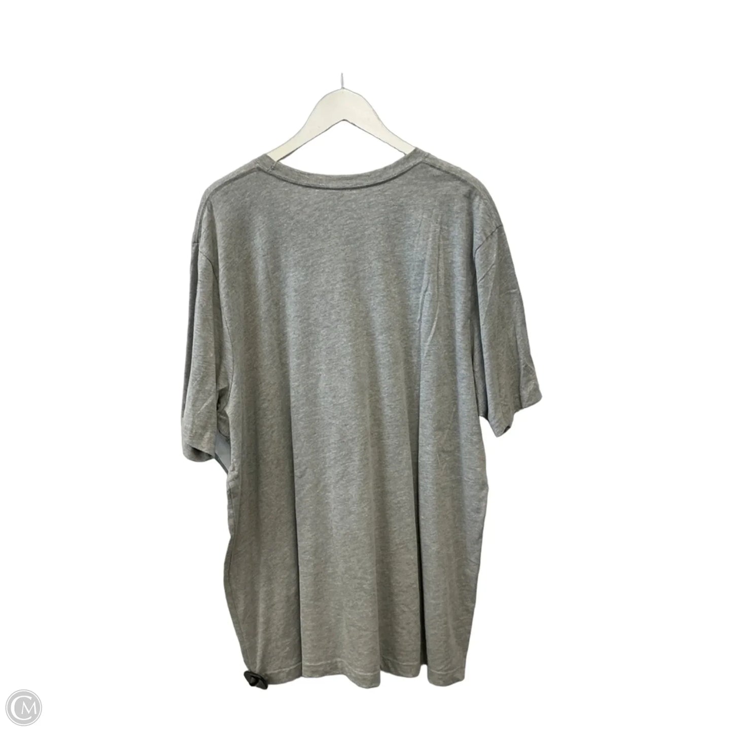 Top Short Sleeve By Bella + Canvas In Grey, Size: 3x