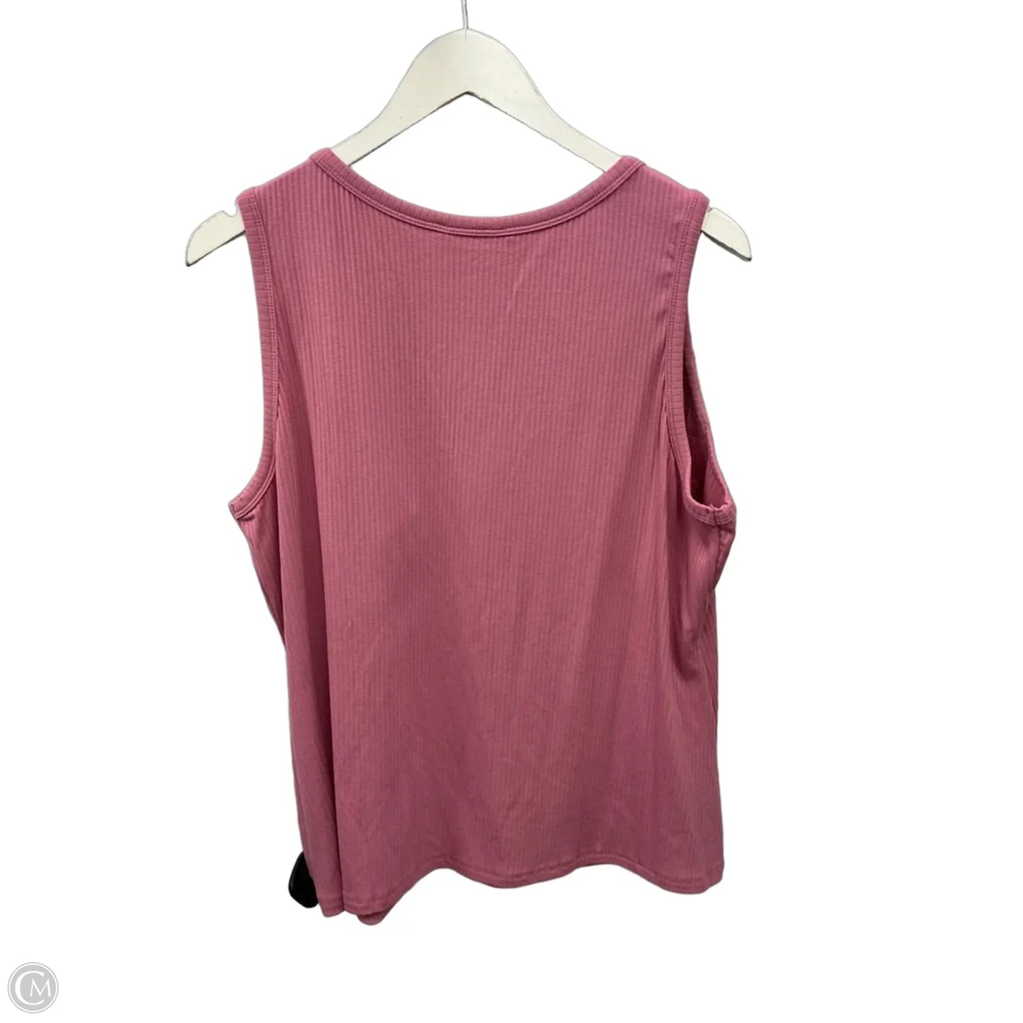 Top Sleeveless By Bloomchic In Pink, Size: 1x