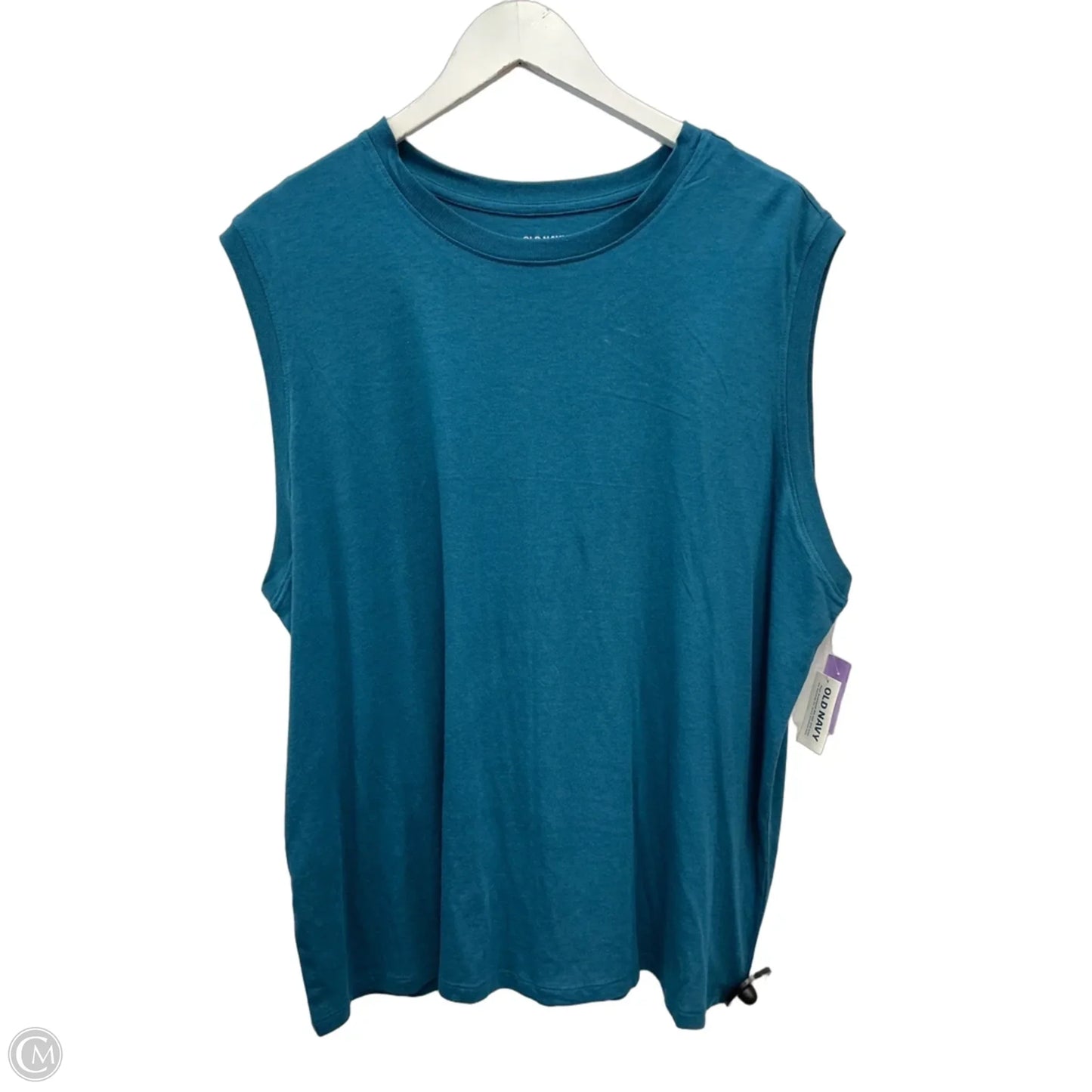 Top Sleeveless By Old Navy In Teal, Size: Xxl