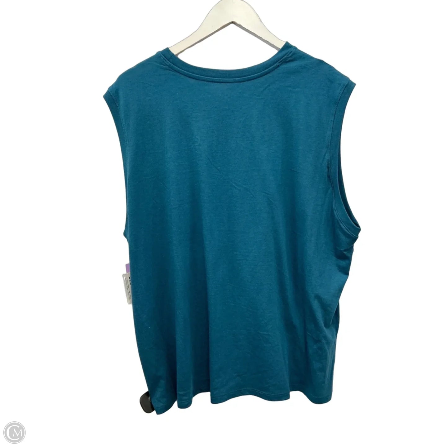 Top Sleeveless By Old Navy In Teal, Size: Xxl
