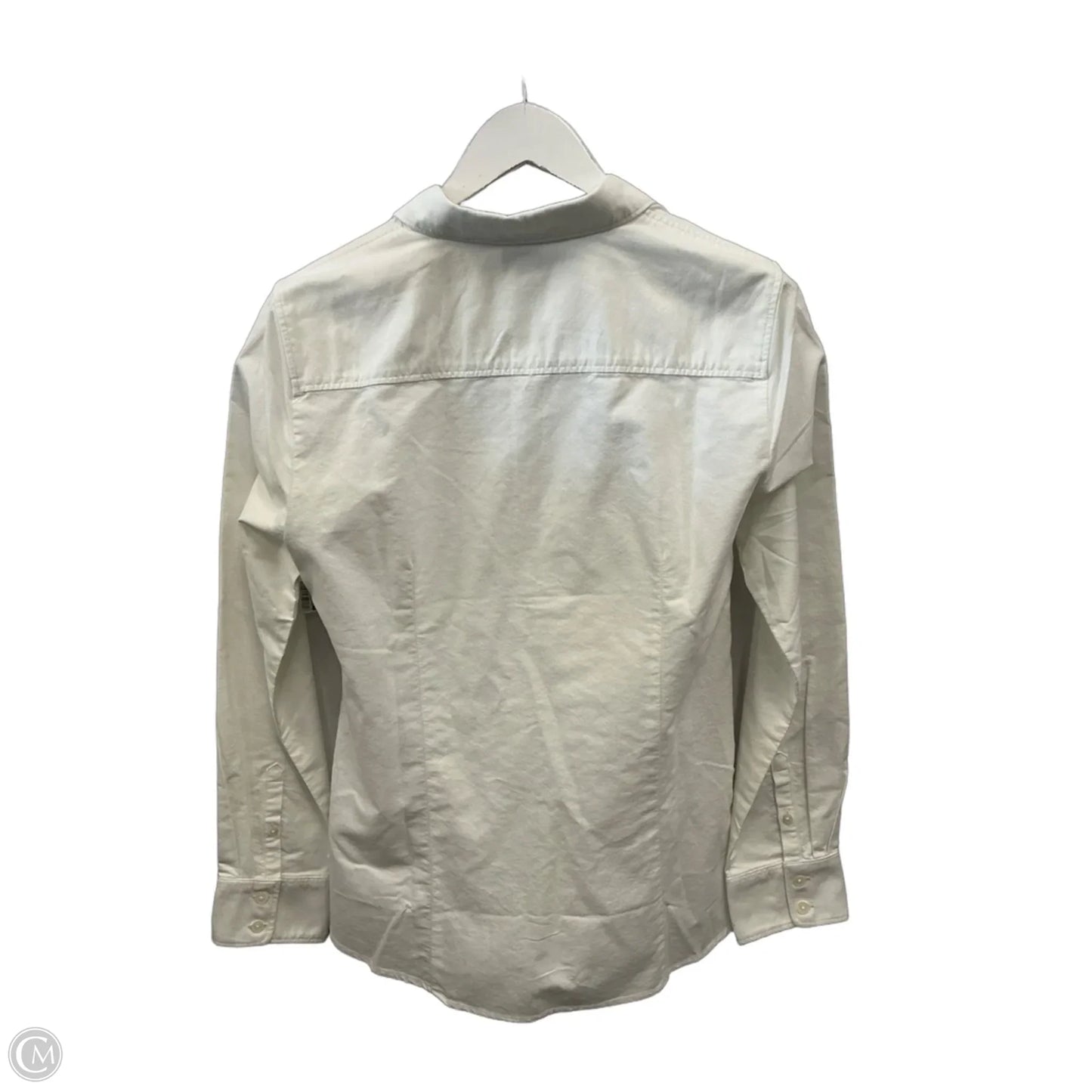 Top Long Sleeve By J. Crew In White, Size: M